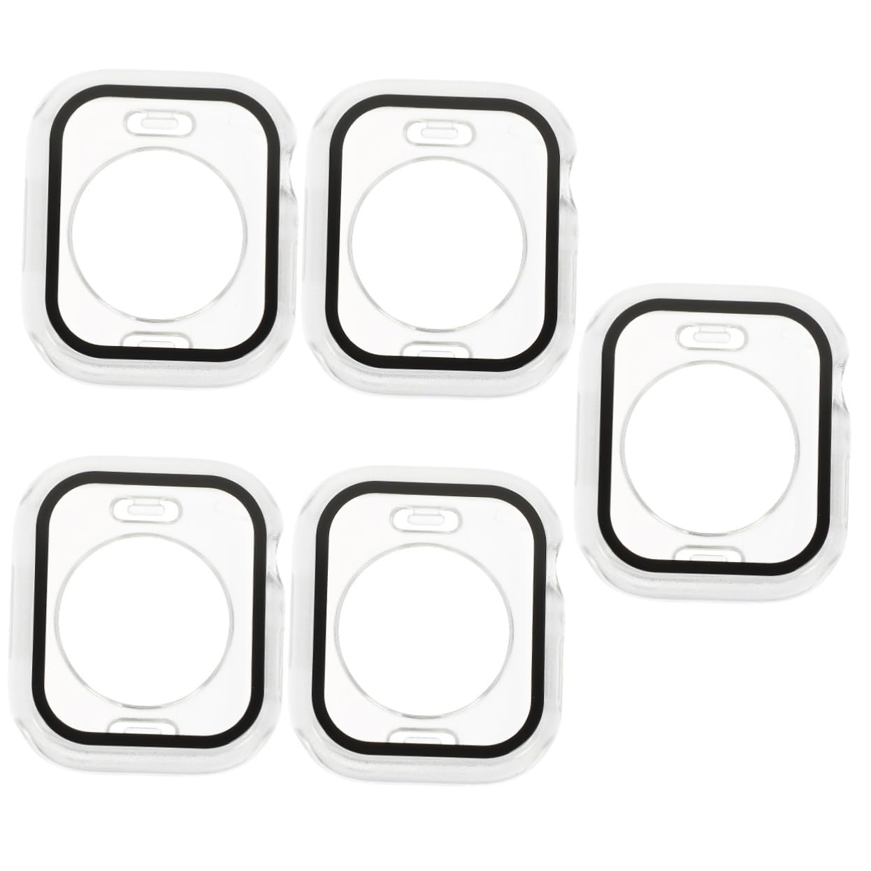 COLLBATH 5pezzi Cover Protettiva Per Watch Custodia Resistente Ai Graffi e Facile Da Installare Accessori Per Uso Quotidiano Trasparente