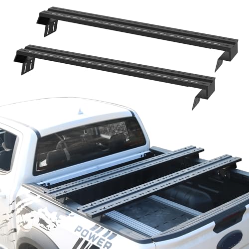 Universal Truck Bed Rack with 2 Steel Board,SYHVU Adjustable Multi-Function Design Rack Cross Board,Fit for Dodge Ram,F-150/F-250/F-350,Silverado,Sierra,Sonoma,Canyon,Nissan Titan,Nissan Frontier