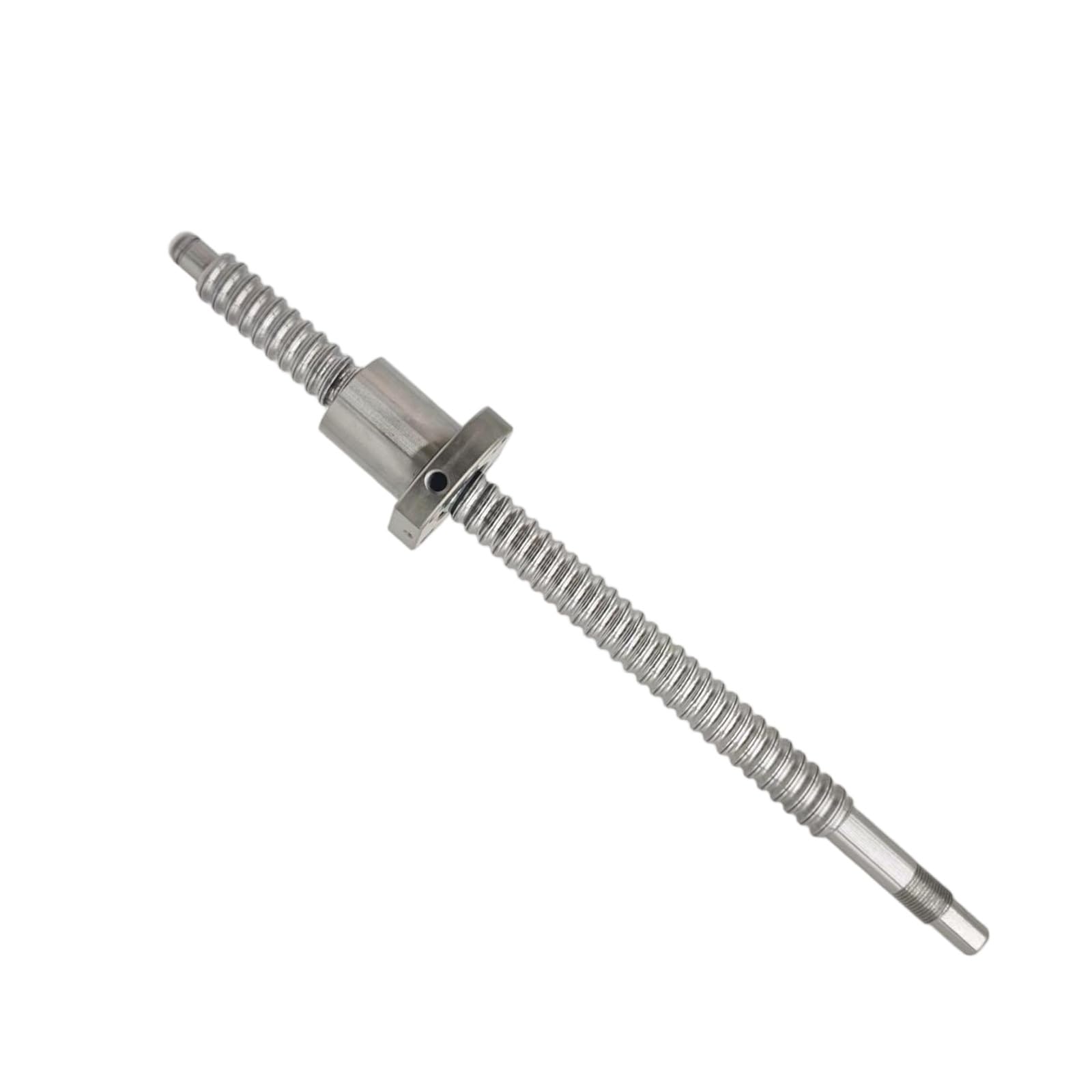 GTPBAO C7 SFU1605 walcowana śruba kulowa z nakrętką BK12 BFw12, obrabiany koniec, średnica 16 mm, skok 5mm, gwint prawy, ruch liniowy (600 MM)