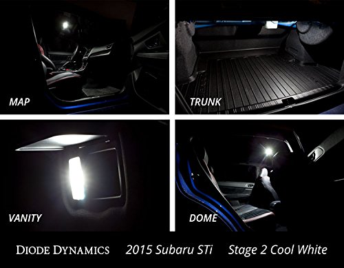 Bombilla LED interior blanco frío Diode Dynamics para Subaru WRX STi miniatura 5
