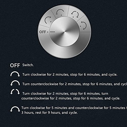 OUZVI Automatic Watch Winder,White Double Watch Winder Box for Automatic Watch Built-in LED Light Piano Paint Exterior Dual Power Supply Quiet Motor (A)