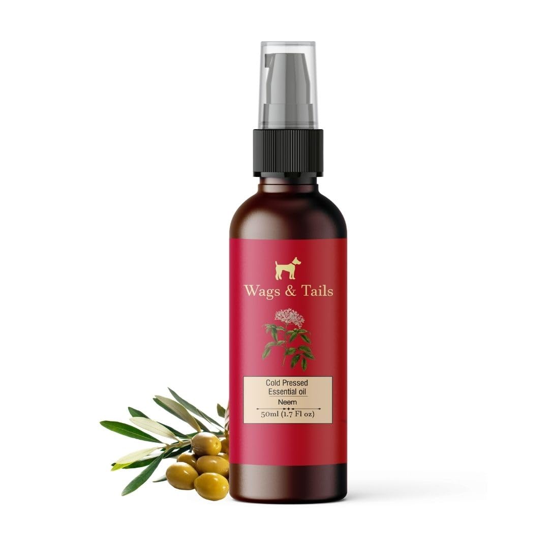 Wags & Tails Natural Cold Pressed Neem Oil for Dog Massage | Dog Massage Oil for flea and tick Protection| Anti fungal Oil for Dogs (B0CH8MRW3Q) Amazon Price History, Amazon Price Tracker