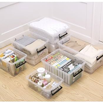 Amazon｜収納ボックス衣装ケース衣類収納ケース蓋付き
