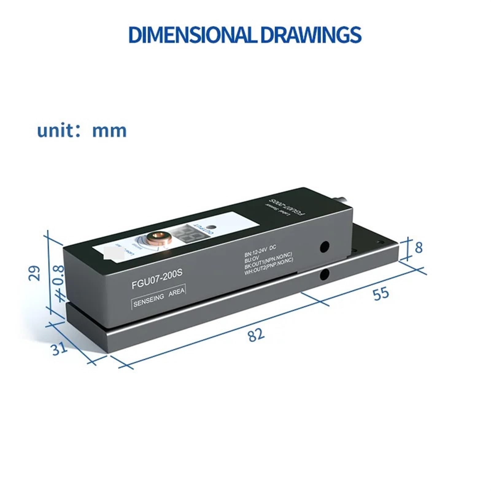 EE-SX670 Optical Sensor Through-Beam 0.197