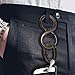 Idakekiy Key Chain Zinc Alloy with 2 Key Rings Premium Car Business keychain for Men and Women