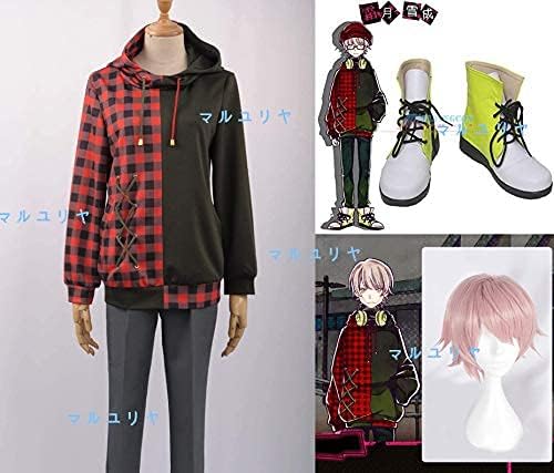 Amazon 狼ゲーム 霜月ユキナリ しもつきゆきなり 風 コスプレ衣装 靴 ウィッグ コスチューム コスプレ 仮装 通販