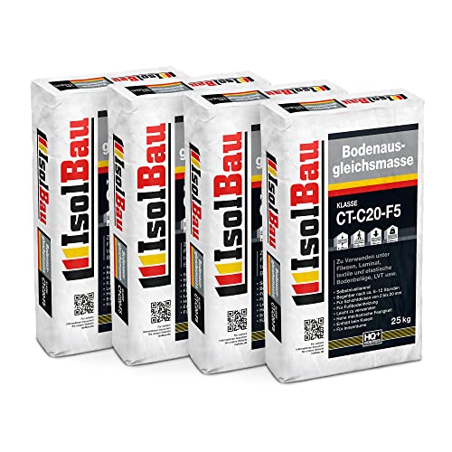 Isolbau Bodenausgleichsmasse 2-20mm CT-C20-F5-100 kg Selbstnivellierende Ausgleichsmasse für Bodenunterlagen im Innenbereich Isolbau Bodenausgleichsmasse 2-20mm CT-C20-F5-100 kg Selbstnivellierende Ausgleichsmasse für Bodenunterlagen im Innenbereich