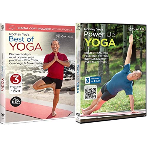 Rodney Yee (2 DVD Set): Rodney Yee Best of Yoga / Rodney Yee Power Up Yoga (Director: Gaiam )