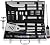 grilljoy BBQ Grill Tool Set, 24pcs Stainless Steel BBQ Accessories in Aluminum Case, Premium Complete Outdoor BBQ Utensil Gift Set for Man