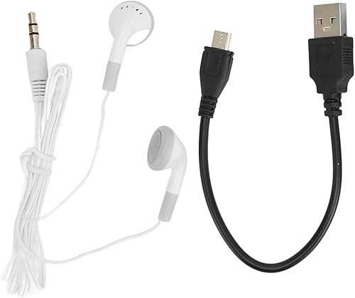 Miniatura 7 de Reproductor MP3 de 1.8 pulgadas con Bluetooth, reproductor MP3 LCD ultrafino para estudiantes que corren caminando, batería de larga duración,