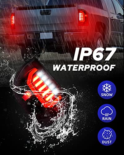 Autoone Led Tail Light Assembly Rear Lamps Replacement For 2007-2013 Chevy Silverado 1500/2007 2009-2014 Silverado 2500Hd | 3500Hd/ 2007-2014 Gmc Sierra 3500 Dually #TOP5