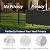 Windscreen4less 6'x50' Privacy Fence Screen Heavy Duty Windscreen Fencing Mesh Fabric Shade Net Cover for Outdoor Wall Garden Yard Pool Deck Black
