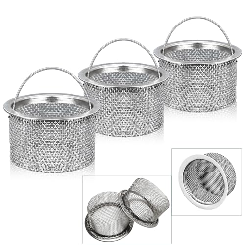 Colador para fregadero de cocina de acero inoxidable 3 pulgadas
