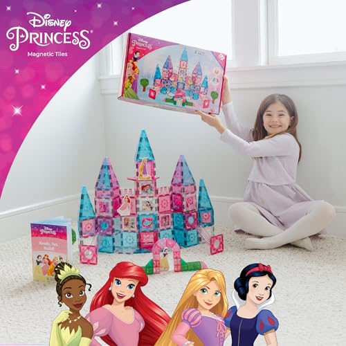 Tytan Disney Princess 172-Piece Magnetic Tiles Castle Set with Marble Run — view 3