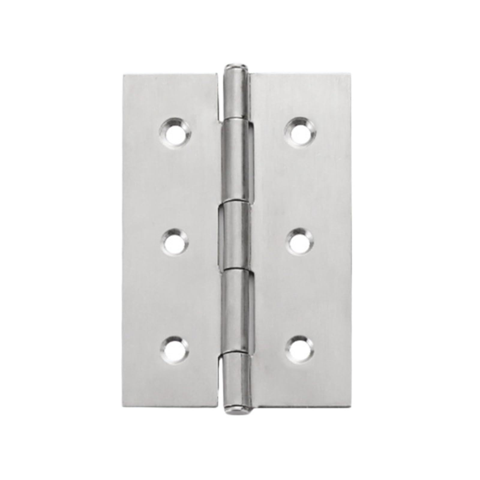 Huwoyg 2 Inch 20Pcs Hardware Stainless Steel Hinges Door Connector Drawer 6 Mounting Holes For Furniture Bookcase Cabinet For Gate(2 Inch)