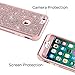 Hython Compatible with iPhone 6/6s Case, Heavy Duty Full-Body Defender Protective Case Bling Glitter Sparkle Hard Shell Hybrid Shockproof Rubber Bumper Cover for iPhone 6 and 6s 4.7-Inch, Rose Gold