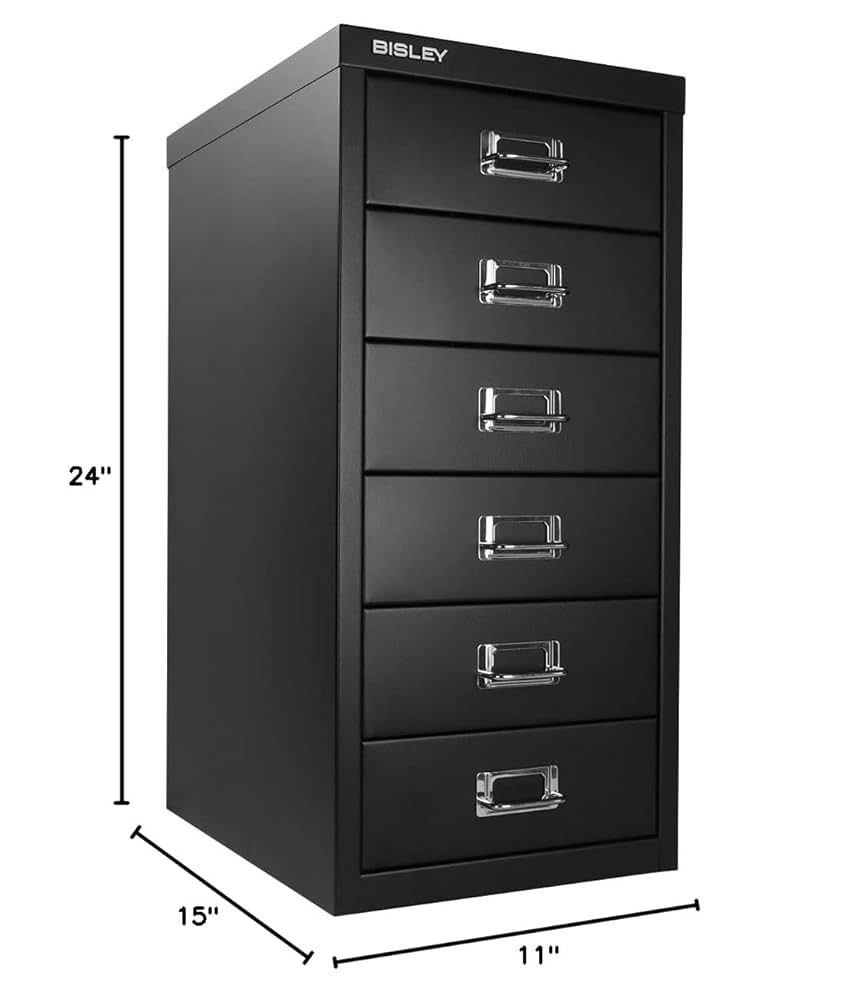 オフィス家具 bisley cabinet black Amazon.com: Bisley 6-Drawer Steel MultiDrawer Cabinet