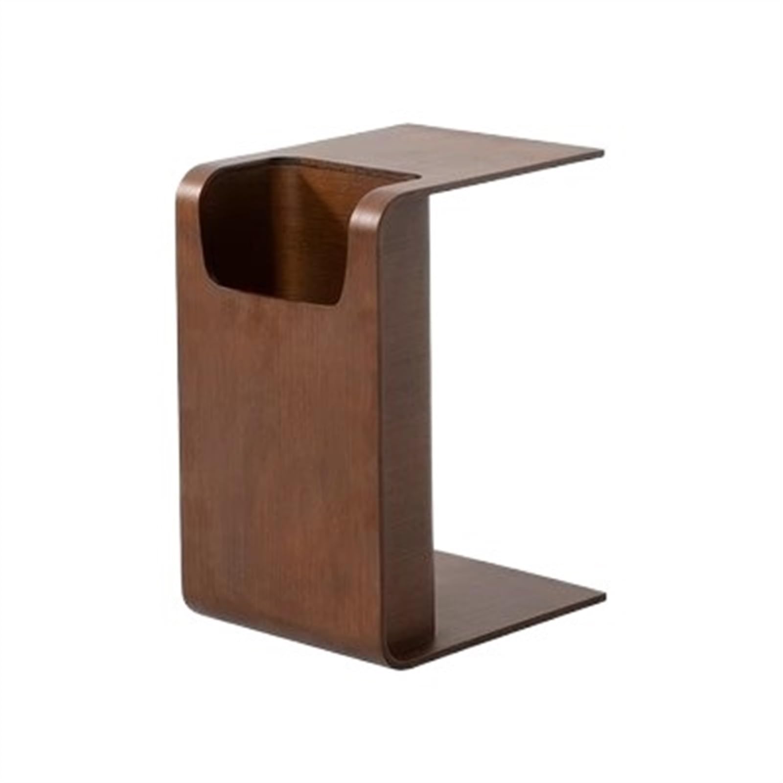 Tables d'appoint Côté canapé en Bois en Forme de C Plusieurs, Mini Table d'angle Mobile, Petite Table Simple, Table de Chevet de Chambre à Coucher Tables Basses de Salon (Color : B)