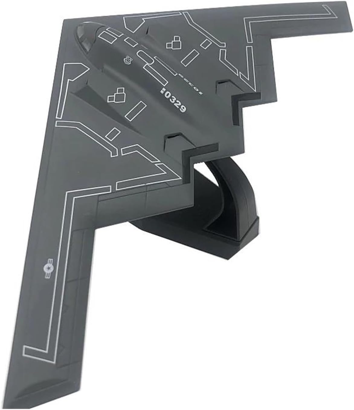 Decorated Airplane Models 1/200 for US Air Force B-2 Phantom Stealth Strategic Bomber Die-cast Alloy Aircraft Model