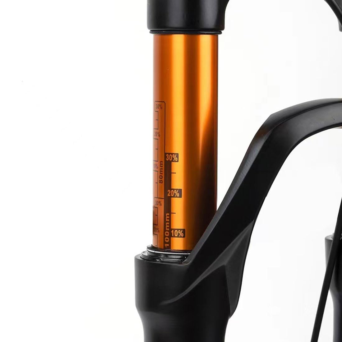 MTB Luftgabel 27.5 29 Mountainbike Federgabel Federweg 100mm Steckachse 15x100mm Gerade/konisch Vorderradgabel Remote Lockout Scheibenbremse XC (Color : Tapered, Size : 29'')