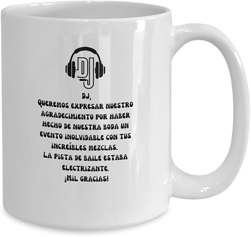 Miniatura 4 de Regalo de DJ, Regalo de Agradecimiento Al DJ de Nuestra Boda, Regalo Para El DJ, Taza De Café Té Para El DJ De Boda, Regalo a DJ