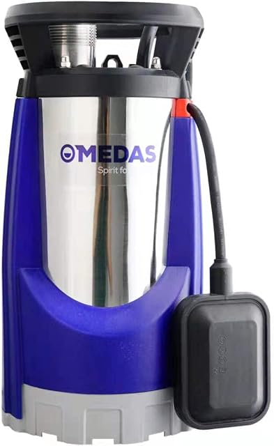 MEDAS 750W 11000L/H Aquasensor Sump Pump Electric Portable Submersible Water Pumps for Swimming Pool Garden Tub Pond with 8m Power Cord