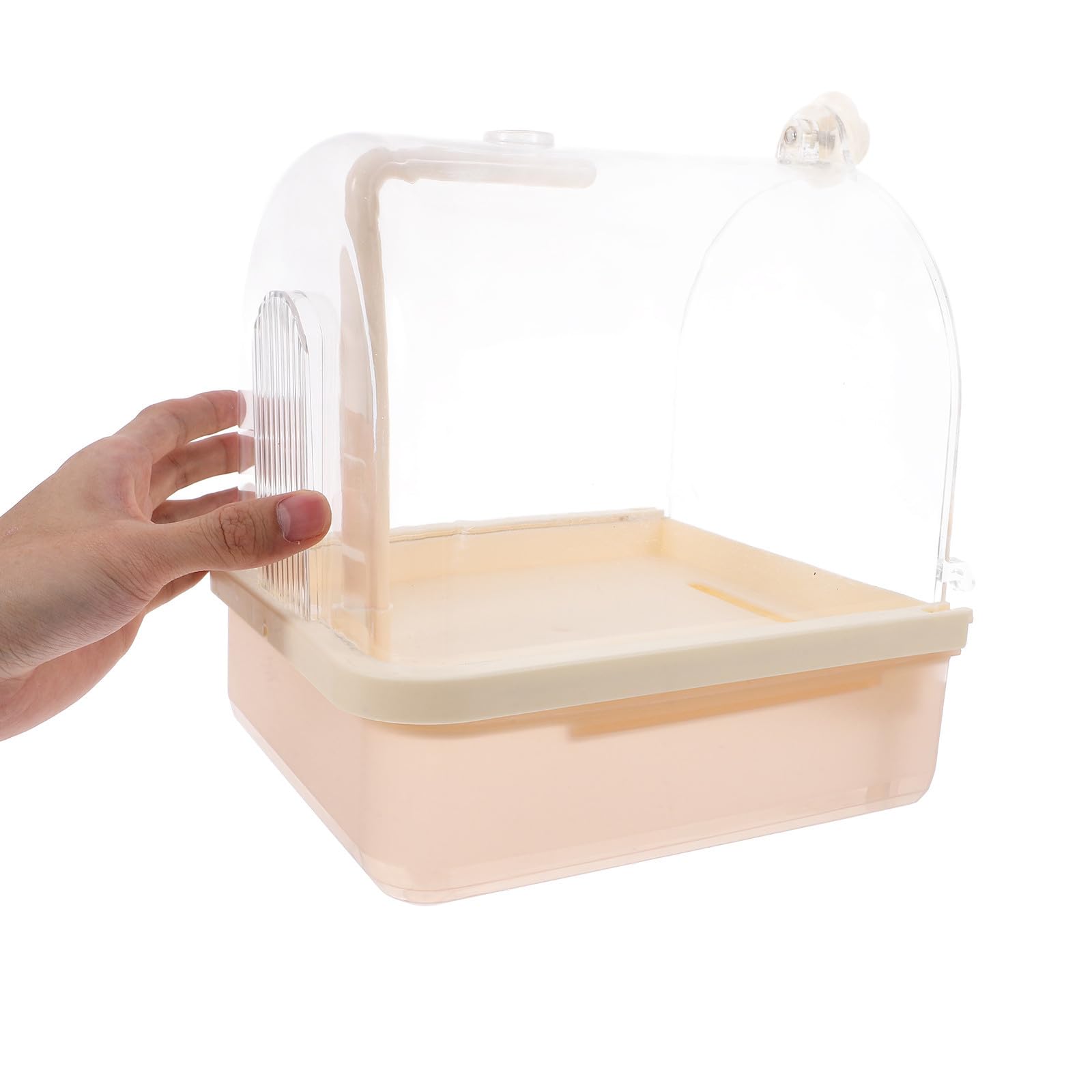 Bagno per Uccelli Automatico, Vasca da Bagno per Uccelli, ABS, Vasca Esterna, per Gabbia, per Pappagalli