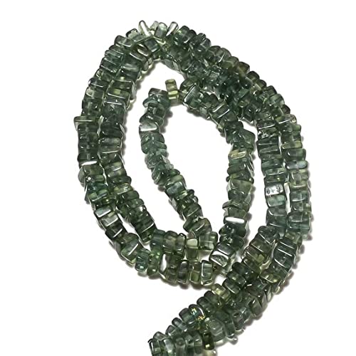 Perles en fluorite verte Heishi 3.5mm LKBEADS pour création bijoux