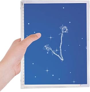 Caderno com estampa de constelação do universo estrelar, diário, diário, recarregável, papelaria