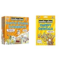 Galt Toys, Horrible Science - Chaotic Kitchen Experiments, Science Kit for Kids, Ages 8 Years Plus & Toys, Horrible Science - Creepy Crystals, Science Kit for Kids, Ages 8 Years Plus
