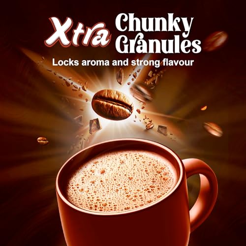 Image of Continental Xtra Instant Coffee Sachets | 192 Sachets |‎ 70% Coffee - 30% Chicory | South Blend Instant Coffee | Medium Roast | Premium Blend of Arabica & Robusta | Rich Aromatic Coffee | Makes 192 Cups