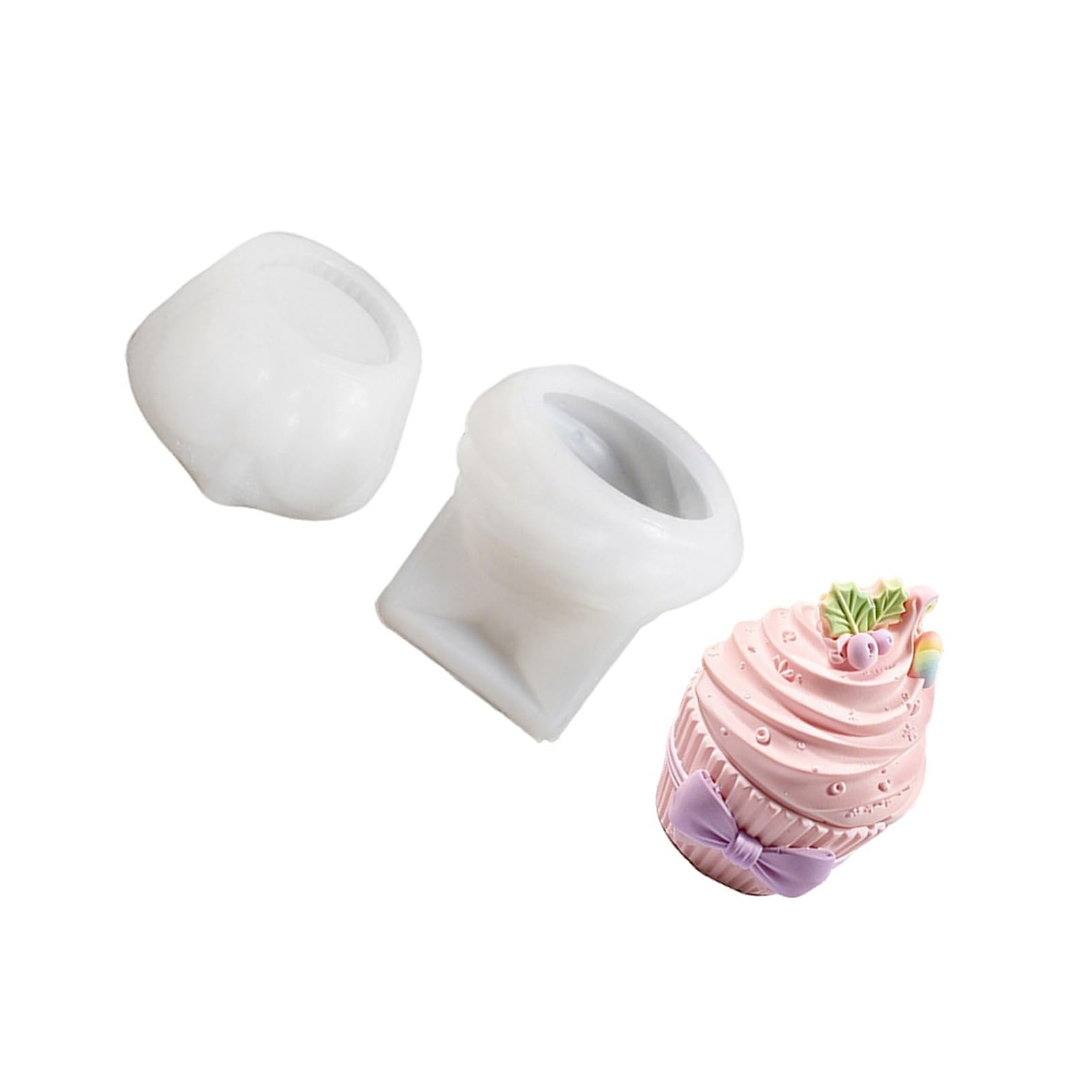 Qusinfc Sturdy Silicone Cake Molding Tray Multipurpose for and Desserts Safe Multipurpose Silicone Cups