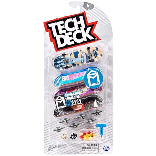 TECH DECK wXP tBK[{[h 96mm ebNfbL ULTRA DLX FINGERBOARD 4 PACK XP[g}tBA SK8MAFIA NO5