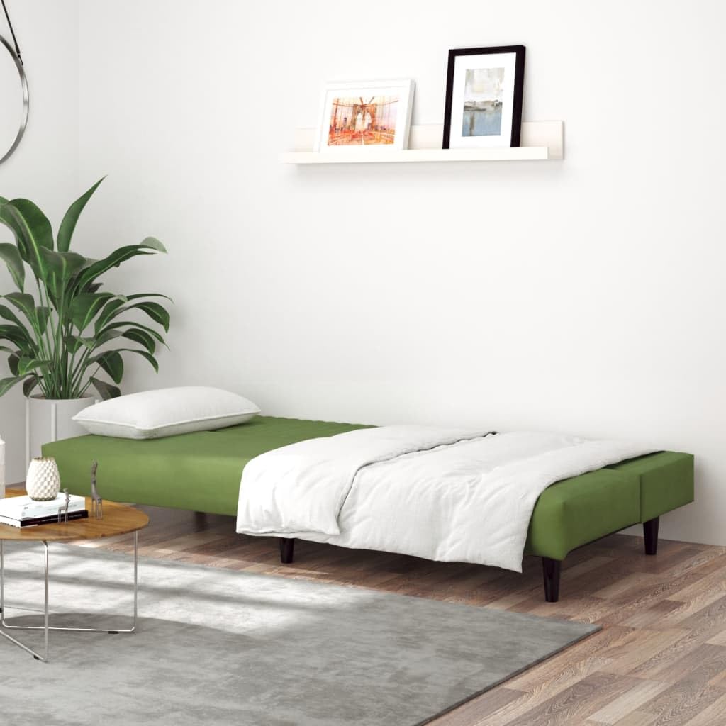sofás de Dos plazas,Sofa 120 cm,Sofa Cama Dos plazas,Sofá Cama de 2 plazas Terciopelo Verde claroAdecuado para salón, Dormitorio