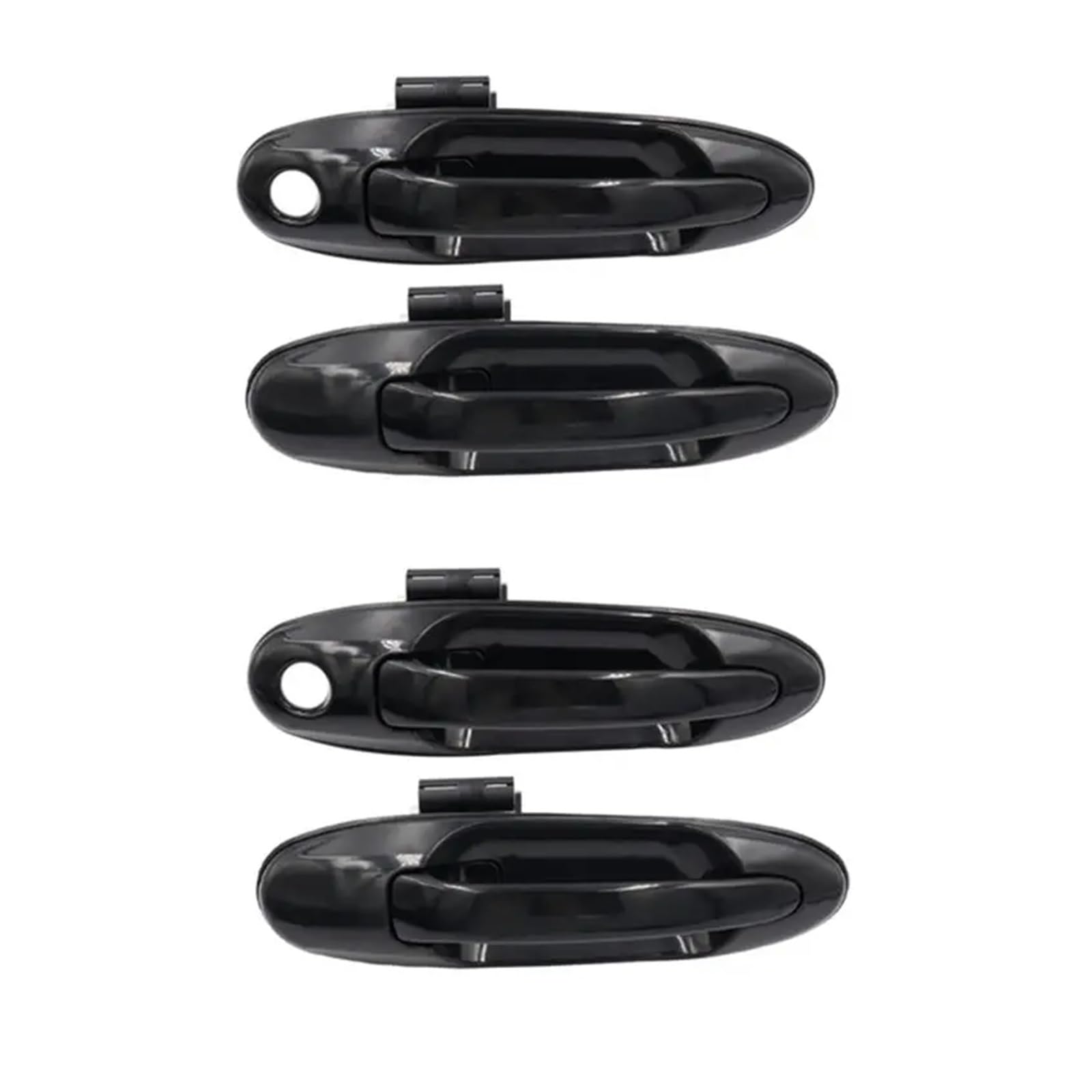 Land Cruiser LC100 / Fit for Lexus LX470 98-07 Car Front Left & Right Exterior Door Handles (Black)