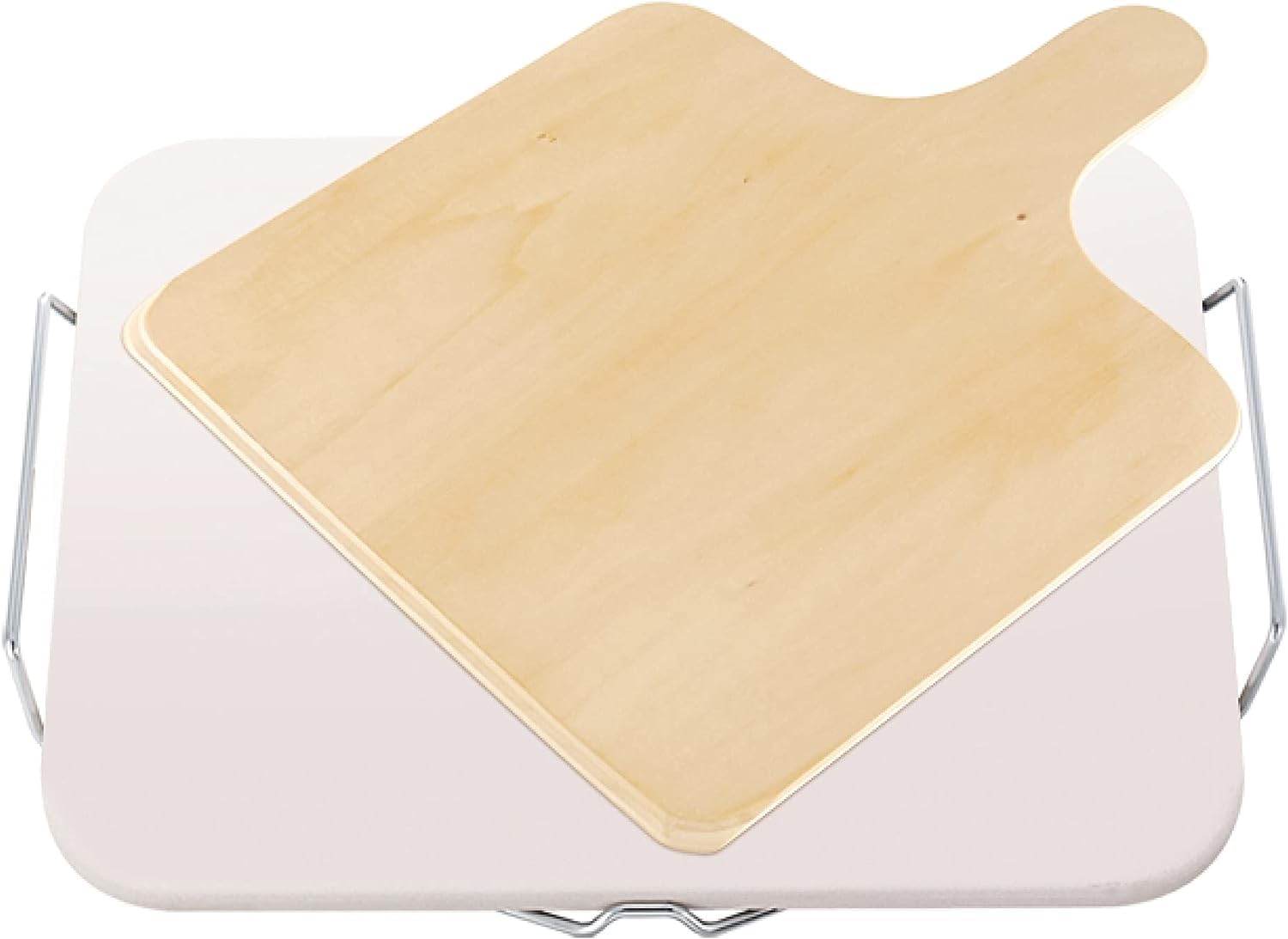 Leifheit Pizzastein für den Backofen inkl. Holzschieber