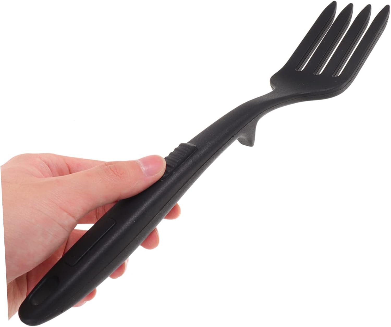Large Silicone Cooking Forks 2pcs for Pasta and Noodles