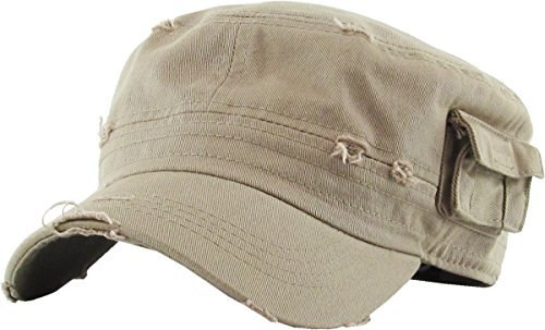 Image of KB-Ethos Cadet Army Cap Basic Everyday Military Style Hat (Now with STASH Pocket Version Available)