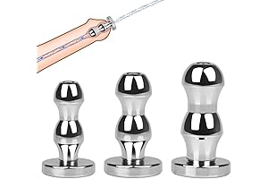 Urethral Sound Stainless Steel Urethra Plug Penis Plug Large Cap Urethral Dilator...