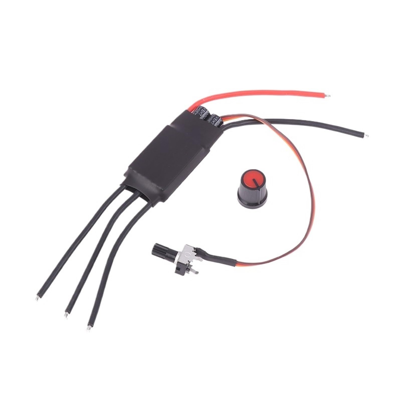 Trójfazowy bezszczotkowy sterownik silnika DC 6,5 V-27V BLDC, regulator prędkości z potencjometrem