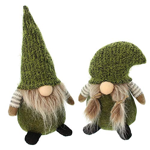 Lavorazione curata. Frank Flechtwaren - Gnomi Green Bottom, set da 2 pezzi