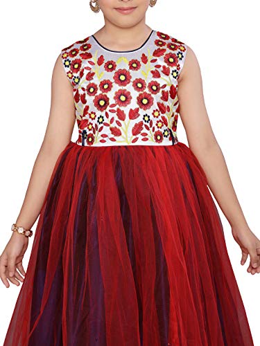 Image of Aarika Girl's Silk Lehenga Choli Set