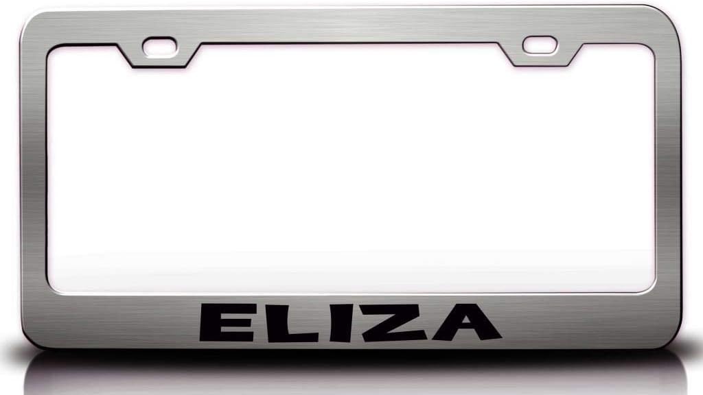 Eliza Female Name Metal Car SUV Truck License Plate Frame Ch k83