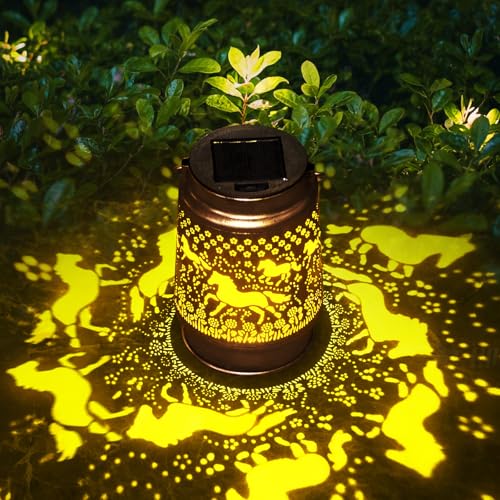Horse Lover Solar Light Gift for Mom/Grandma/Women/Sister - Waterproof LED