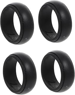 ULDIGI 4 Pçs Anéis Esportivos Elásticos De Exercício Anéis De Silicone Femininos Jóias Femininas Anéis Coc Capas De Anéis Masculinos Anéis Masculinos Anéis Esportivos Suprimentos Para