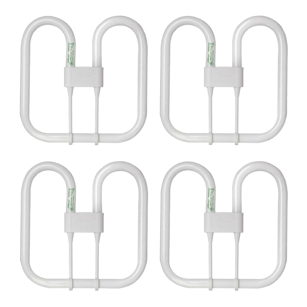 16W 2D Fluorescent Lamp 4 pin (GR10q) 950lm Cool White 4000K 138mm (Pack of 4)