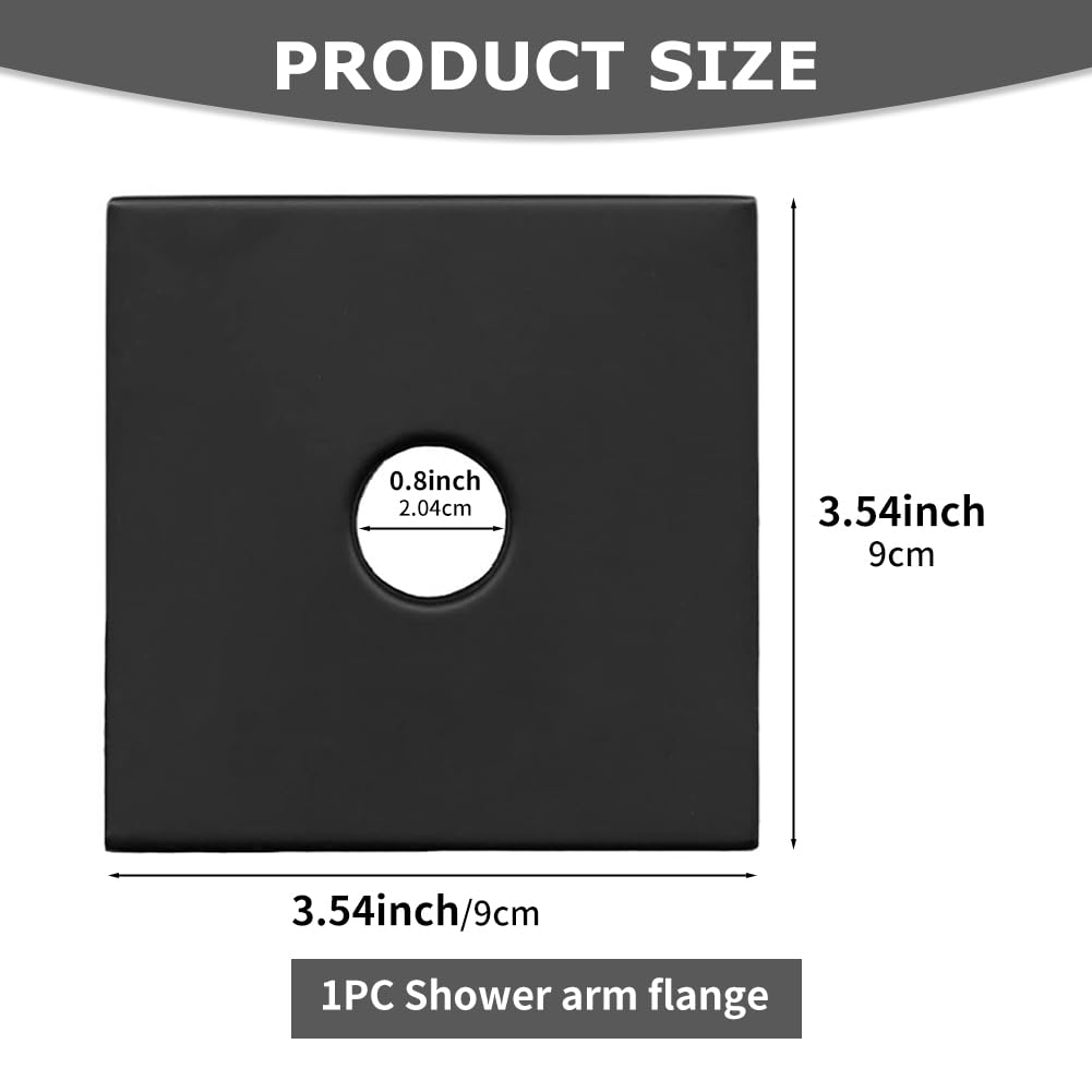 3.5 Inch Shower Arm Flange Cover Plate Suitable For Most Shower Head - View #4