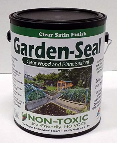 Image of Garden-Seal Non-Toxic Wood Sealant for Garden Beds, Raised Beds, Trellis, Clay Pots, and Tree Repair