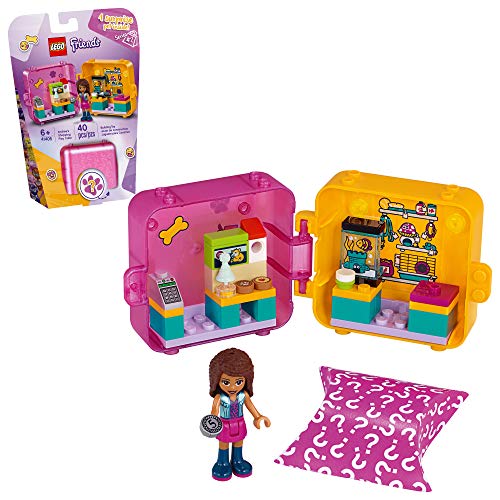 LEGO Friends Andrea’s Shopping Play Cube 41405 Building Kit, Includes a Mini-Doll