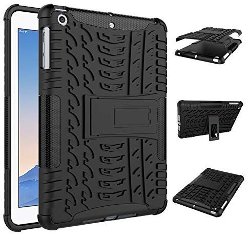 Fitsmart Dazzle Tyre Case Kickstand Armor Back Cover for Apple iPad mini 2 - Black (B0848G5MCJ) Amazon Price History, Amazon Price Tracker